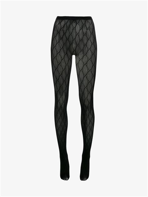 black gucci logo tights.